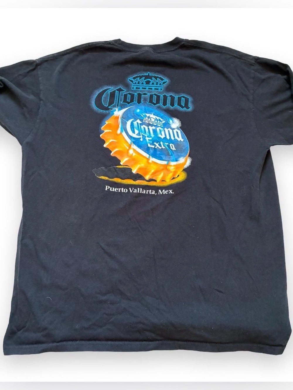 Corona Extra Beer Men’s Heavyweight Black Shirt XL